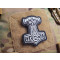 JTG Thors Hammer Mj&ouml;lnir Patch, swat, JTG 3D Rubber Patch