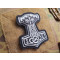 JTG Thors Hammer Mj&ouml;lnir Patch, swat, JTG 3D Rubber Patch