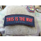 JTG THIS IS THE WAY / I HAVE SPOKEN Patch, red blackops / JTG 3D Rubber Patch