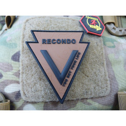 JTG RECONDO, YOU BET YOUR LIFE Patch, coyote brown black / JTG 3D Rubber Patch