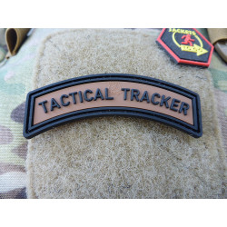 JTG TACTICAL TRACKER Tab Patch, coyote brown black / JTG 3D Rubber Patch