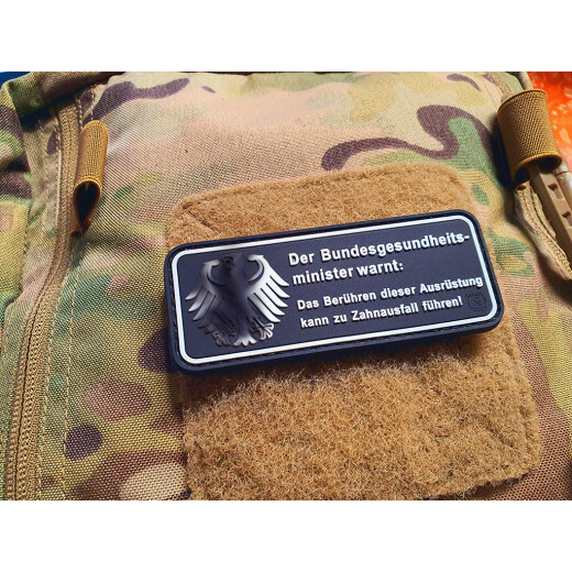 JTG Finger weg von meiner Gear Patch, JTG 3D Rubber Patch