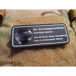 JTG Finger weg von meiner Gear Patch, JTG 3D Rubber Patch