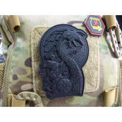 JTG VIKING RISING Patch, full black, limited, JTG 3D...
