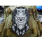JTG Calavera Owl Dreamcatcher Patch, nightwhite / JTG 3D Rubber Patch