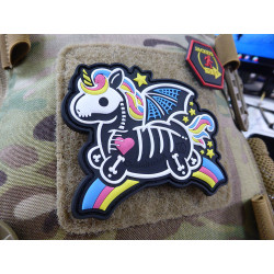 JTG Skeleton Unicorn Patch, JTG 3D Rubber Patch