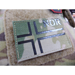 JTG Norway Flag - IR / Infrared Patch with NOR country...