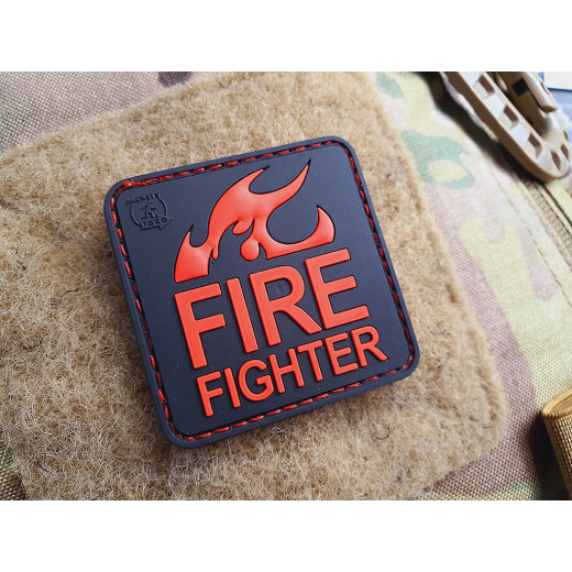 JTG FireFighter Patch, blackmedic / 3D Rubber patch