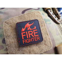 JTG - FireFighter Patch, blackmedic / 3D Rubber patch