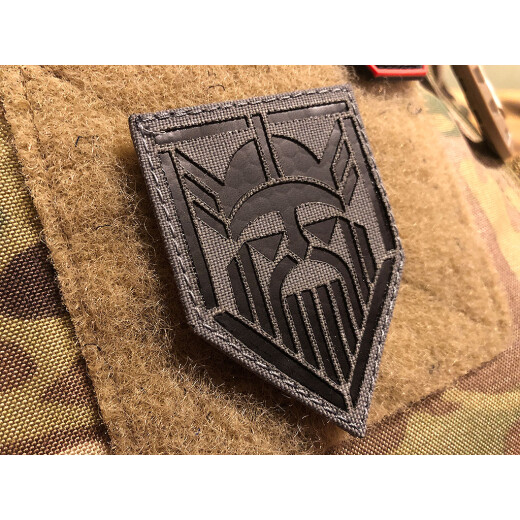 JTG ODIN Lasercut Patch, Grey / Infrarot Patch - Cordura Lasercut, MILSPEC IR TAB, custom made