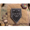 JTG ODIN Lasercut Patch, Grey / Infrarot Patch - Cordura Lasercut, MILSPEC IR TAB, custom made