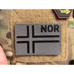 JTG Norwegenflagge - IR / Infrarot Patch mit NOR...