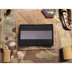 JTG reflector patch, SignalBlack 80 x 50mm, with velcro back
