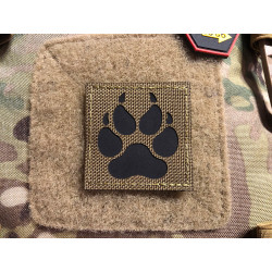 JTG K9 Claw coyote brown Lasercut patch with black logo,...