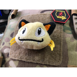 JTG plush patch YellowFace, with velcro on the back