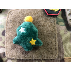 JTG plush patch Small Christmas Tree, with velcro on the...