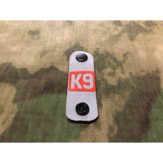NightStripes, K9, grey with red K9 Logo