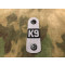 NightStripes, K9, grau mit schwarzem K9 Logo