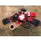 RedCross Medic / IFAK NightStripes, schwarz mit rotem Kreuz, Version 1