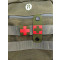 RedCross Medic / IFAK NightStripes, gr&uuml;n mit rotem Kreuz, Version 2