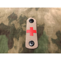 RedCross Medic / IFAK NightStripes, tan mit rotem Kreuz,...