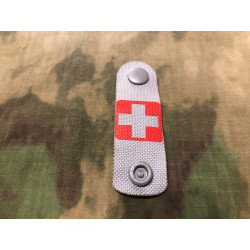 RedCross Medic / IFAK NightStripes, grey with red...