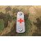 RedCross Medic / IFAK NightStripes, grau mit rotem Kreuz, Version 2