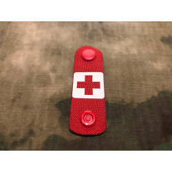 RedCross Medic / IFAK NightStripes, rot mit nachleuchtendem Logo, Version 1