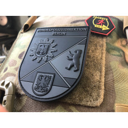 JTG Functional Badge Patch, Bundespolizeidirektion Berlin, blackops / JTG 3D Rubber Patch 