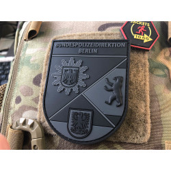JTG Functional Badge Patch, Bundespolizeidirektion Berlin, blackops / JTG 3D Rubber Patch