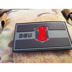 JTG DEU Flaggen Patch, steingrau olive schwarz, JTG 3D...