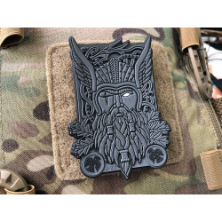Odin Patch, dark grey, 3D PVC Rubber Patch