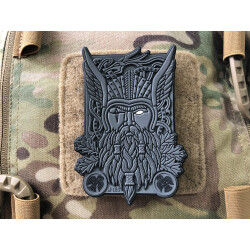 Odin Patch, dark grey, 3D PVC Rubber Patch