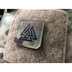 Valknut Lasercut Patch, multicam, Cordura Lasercut