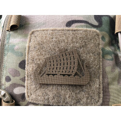 Drakkar Dragon Ship Lasercut Patch, Coyote, Cordura Lasercut