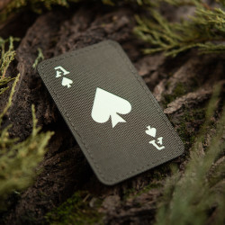 Ace of Spades Lasercut Patch, ranger-green, gid...