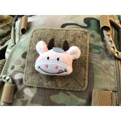 JTG plush patch Cowdy, with velcro on the back
