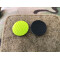 JTG GoFlex POINT patch, yellow matte, highly reflective, laser cut with Velcro back