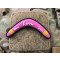 JTG Karma Returns Boomerang Patch, pink / JTG 3D Rubber 