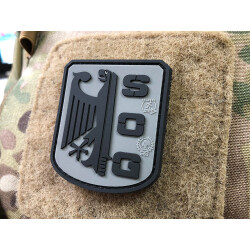 JTG SOG Patch, steingrau-olive / JTG 3D Rubber Patch