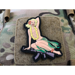 Hawaii Summergirl Patch, 3D Rubber Patch