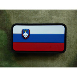JTG - Slowenische Flagge Patch, fullcolor / 3D Rubber patch