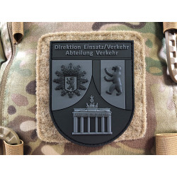 JTG &Auml;rmelabzeichen Dir. Einsatz/ Verkehr, blackops / JTG 3D Rubber Patch