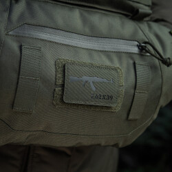 AKM 7,62x39 Lasercut Patch, ranger-green black, Cordura Lasercut