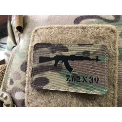 AKM 7,62x39 Lasercut Patch, multicam, Cordura Lasercut
