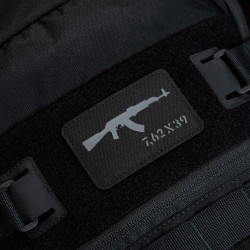 AKM 7,62x39 Lasercut Patch, black grey, Cordura Lasercut