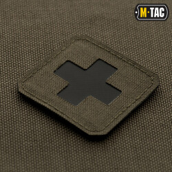 Medic Cross, 45x45 Lasercut Patch, ranger-green black, Cordura Lasercut
