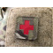 Medic Cross, 45x45mm Lasercut Patch, multicam red, Cordura Lasercut
