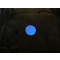JTG GoGid POINT patch, white, blue afterglow (gid / glow in the dark, laser cut with velcro backside
