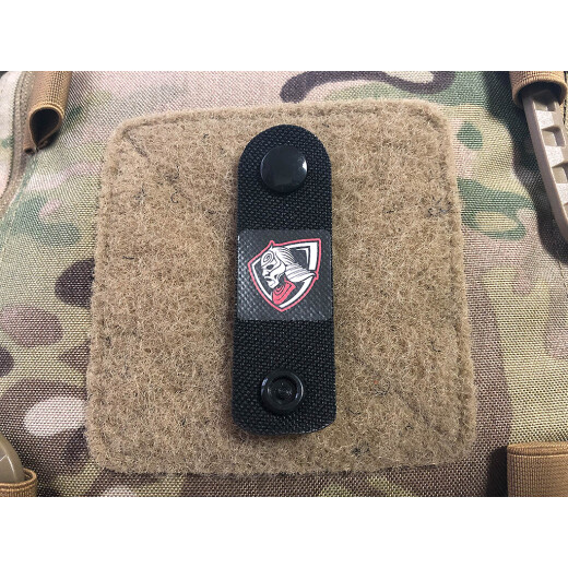 Lone Warrior, NightStripes, black with colored logo